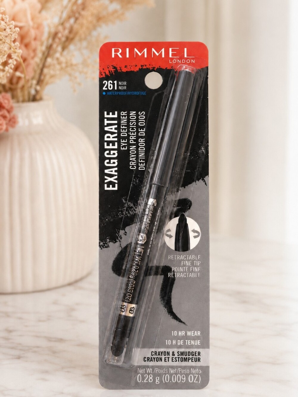 Rimmel London Retractable Eye Definer Pencil - Black